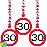Viseča spirala s prometnim znakom za 30 let Viseča spirala s prometnim znakom za 30 let